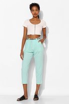 Thumbnail for your product : BDG High-Rise Pleated Linen Trouser Pant