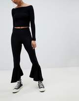Thumbnail for your product : ASOS Petite PETITE Leggings with Fluted Flare Hem