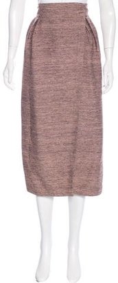 Vika Gazinskaya Silk-Blend Wrap Skirt