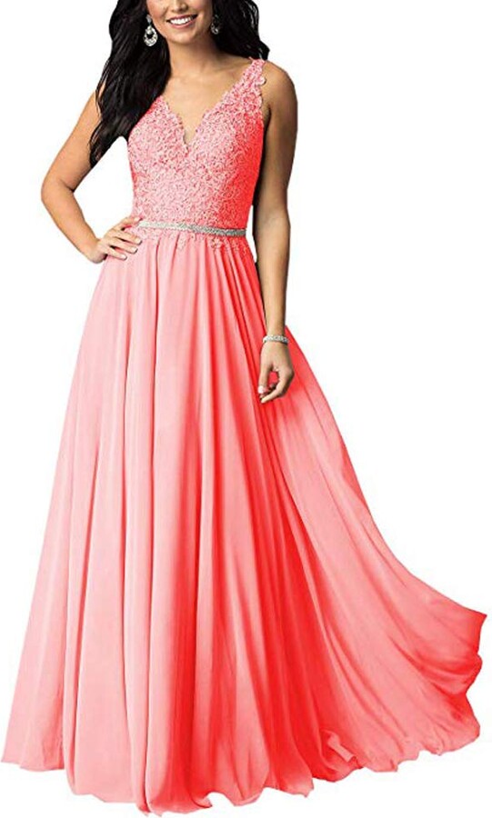 coral prom dress uk