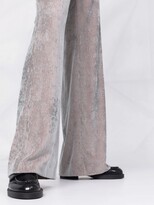Thumbnail for your product : Alberta Ferretti Corduroy Flared Trousers