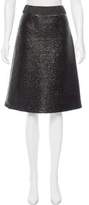 Thumbnail for your product : Reed Krakoff Textured Knee-Length Skirt