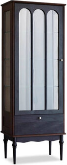 junming Black Solid wood Display Cases