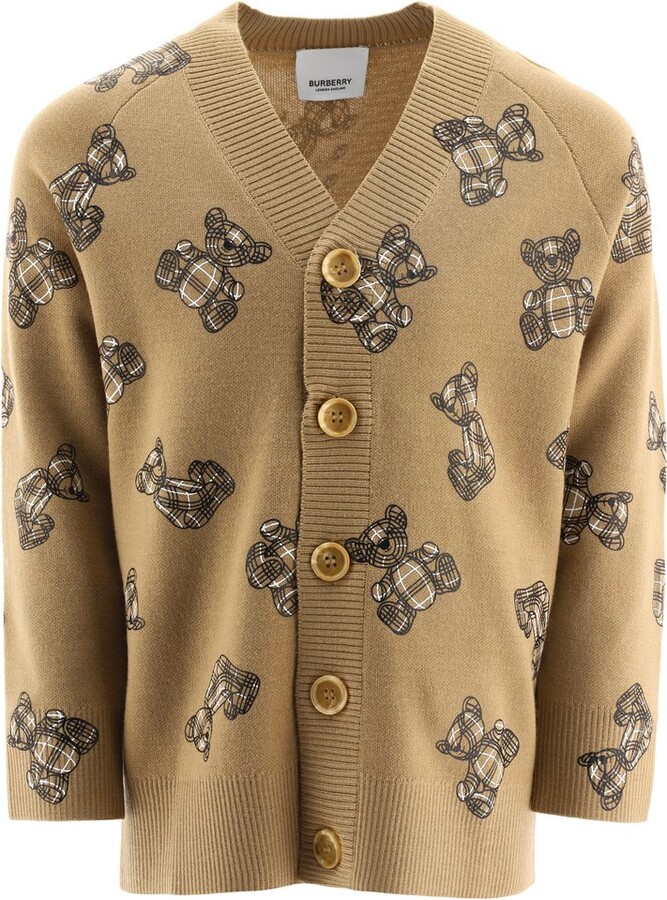 Burberry Children Thomas Bear Printed Long-Sleeved Cardigan - ShopStyle  Girls' Sweaters