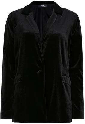 WallisWallis Black Velvet Jacket