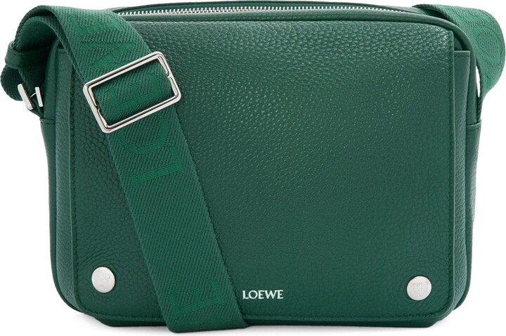 Loewe Xs Leather Pebble Messenger Bag