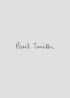 Paul Smith Men's Navy 'Rabbit And Heart' Striped Border Silk Pocket Square