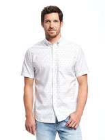 Thumbnail for your product : Old Navy Slim-Fit Classic Micro-Dot Shirt For Men