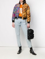 Thumbnail for your product : Versace Pre-Owned 1990s Mixed-Print Padded Bomber Jacket