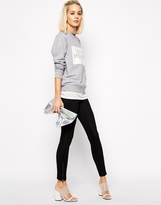 Thumbnail for your product : Cheap Monday Spray On Skinny Jeans With Zip Detail