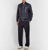Thumbnail for your product : Dunhill Leather Bomber Jacket