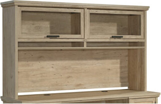 Gracie Oaks Hutch, Storage Shelves, Wood Shelving Unit, With Locking