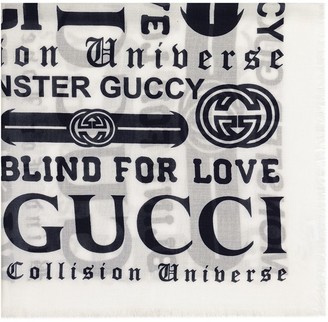 Gucci Kids Children's logomania print shawl