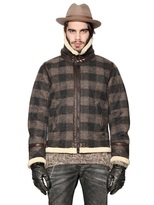 Thumbnail for your product : Diesel Wool Shearling & Felt Jacket