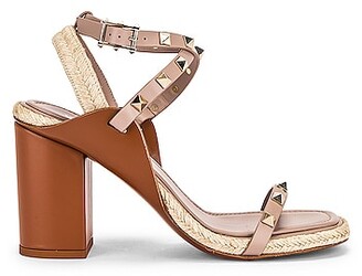 Valentino Garavani Rockstud Patent Leather Slings - ShopStyle Sandals