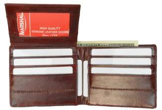 Marshal 100%Genuine EEl Skin Bi-fold Mens Wallet #E316