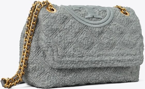 Tory Burch Fleming Soft Boucle Small Convertible Shoulder Bag