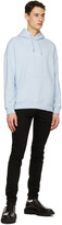 Thumbnail for your product : Givenchy Blue Embroidered Refracted Hoodie