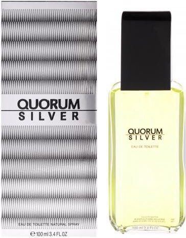 Antonio Puig Quorum Silver by for Men - 3.4 oz EDT Spray