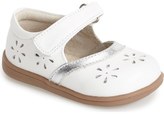 Thumbnail for your product : See Kai Run 'Leeann' Leather Mary Jane (Baby, Walker & Toddler)