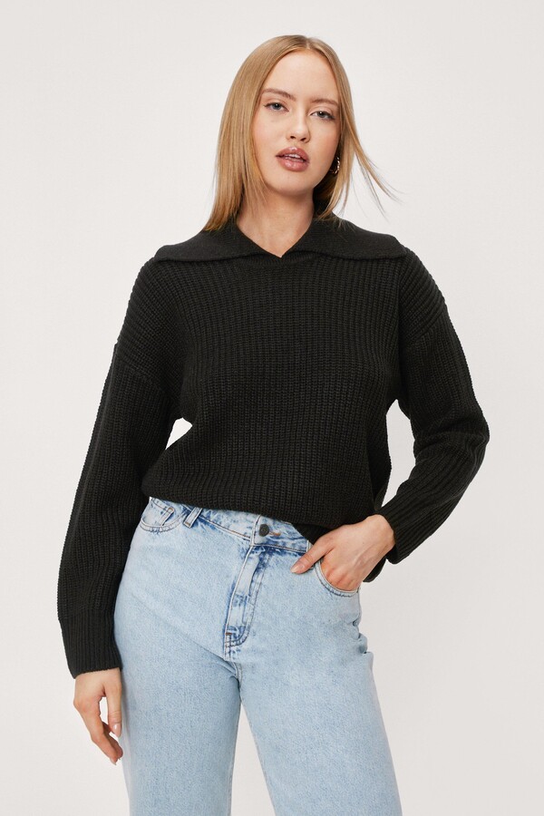 Oversized Collar Sweater | Shop the world's largest collection of 