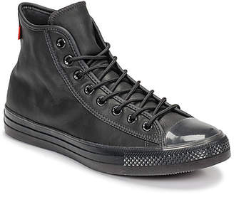 Converse CHUCK TAYLOR ALL STAR LEATHER MONO HI women's Shoes (High-top Trainers) in Black
