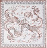 Thumbnail for your product : Kim Seybert Korean Dragon-Print Napkin