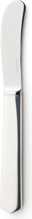 Prada Stainless Steel Butter Knife  Steel Gray