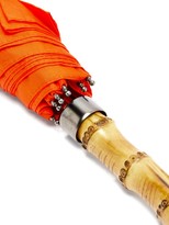 Thumbnail for your product : London Undercover Whangee-handle Telescopic Umbrella - Orange