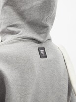 Thumbnail for your product : MORE JOY BY CHRISTOPHER KANE More Joy-embroidered Jersey Hooded Sweatshirt - Light Grey