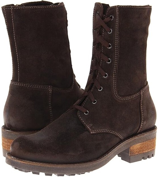 La Canadienne Carolina Women's Dress Boots Brown Oiled Suede : 6.5 M (B)