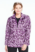 Thumbnail for your product : Lands' End Women's Plus Size Print Performance Windbreaker Jacket