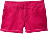 Thumbnail for your product : Old Navy Girls Pop-Color Denim Shorts