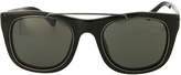 Thumbnail for your product : Linda Farrow Square Acetate/Titanium Sunglasses