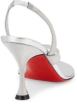 Thumbnail for your product : Christian Louboutin Taralita Glitter Slingback Glitter Sandals