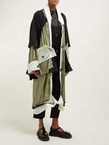 Thumbnail for your product : Raf Simons Deconstructed Satin Coat - Womens - Green Multi