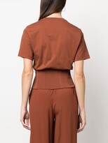 Thumbnail for your product : FEDERICA TOSI corset-style short-sleeved T-shirt