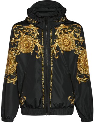 Versace Jeans Couture Baroque Sun print tech wind jacket - ShopStyle