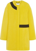 Thumbnail for your product : Kenzo Oversized paneled crepe coat