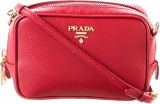 Prada Saffiano Leather Mini Camera Bag, Prada Handbags