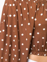Thumbnail for your product : Andamane Polka-Dot Off Shoulder Blouse