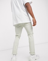 Thumbnail for your product : ASOS DESIGN skinny jeans in mint green
