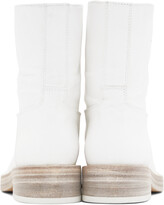 Thumbnail for your product : Ann Demeulemeester White Canvas Billie Boots