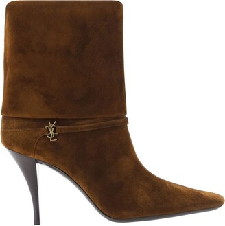 【SAINT LAURENT】SUEDE NIKI BOOTS●8013930LI002701 NIKI booties in suede | Saint Laurent | YSL US