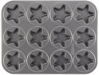 Cake Boss Novelty Nonstick Bakeware 12-Cup Star Molded Cookie Pan\n