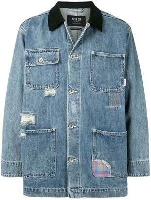 distressed jean shirts