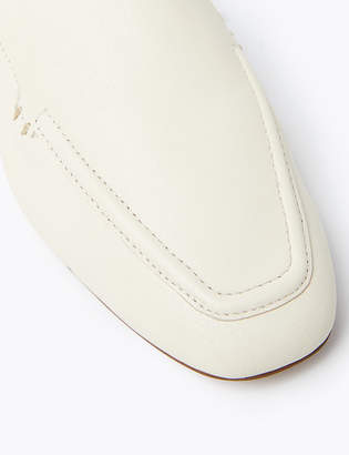 M&S CollectionMarks and Spencer Leather Soft Square Toe Loafers