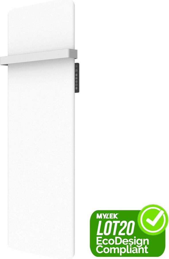 MYLEK Infrared Vertical Panel Heater 24/7 Timer & Removable Towel Rail