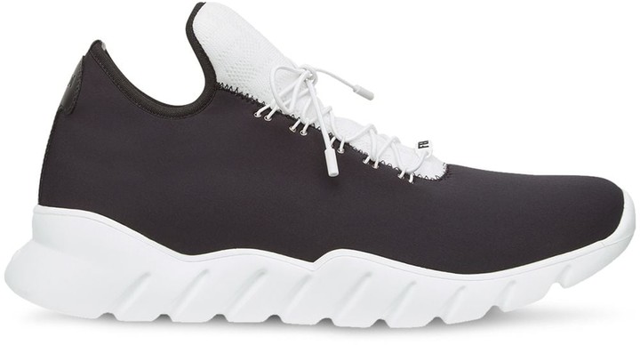 fendi lace up sneakers