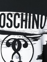 Thumbnail for your product : Moschino brush stroke print T-shirt